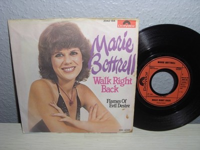 Schallplatte 7''/ MARIE BOTTRELL ( WALK RIGHT BACK ) Vinyl 1980