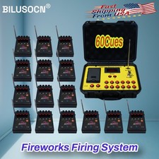 60 Cues Fireworks Firing System Wireless Remote Control Pyrotechnic Igniter Set