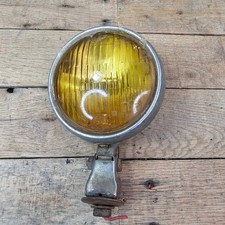 Vintage Pmco 400 Amber Auxiliary Fog Light Lamp Chrome Housing Parts Repair