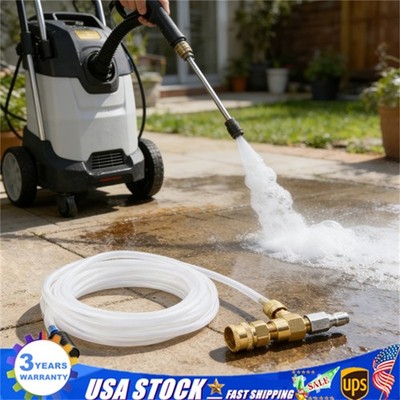 Adjustable Soap Injector, High-pressure Washer Siphon Hose Accessories 5000 PSI