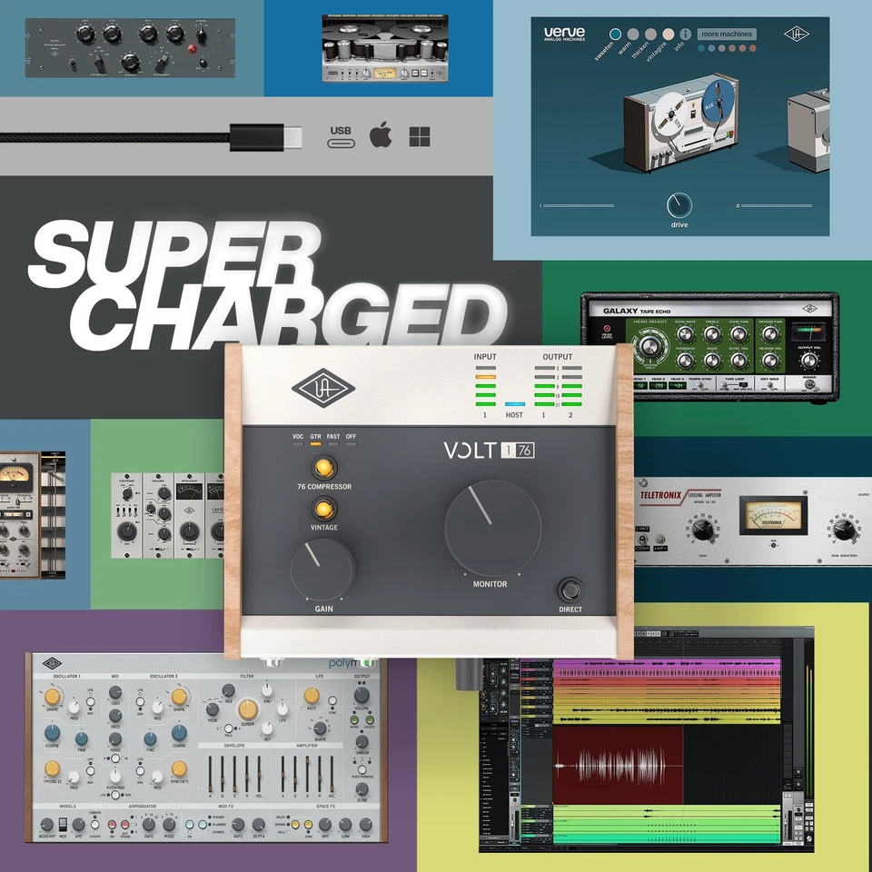 Volt 176 USB Recording Studio Audio Interface - Image 3 of 4