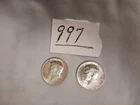 TWO (2) NICE 1964 SILVER KENNEDY HALF DOLLARS FIFTY CENTS