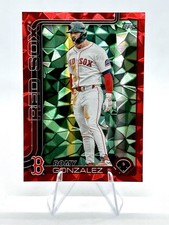 Romy Gonzalez 2025 Topps Update Red Diamante 1/5 #US112 Red Sox
