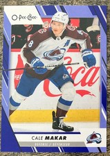 Cale Makar #2 2023-24 O-Pee-Chee Blue Border Parallel - Colorado Avalanche