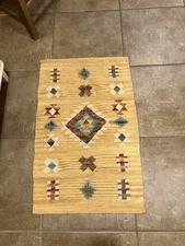 Throw Rug Southwestern Design Colorful Home Decor