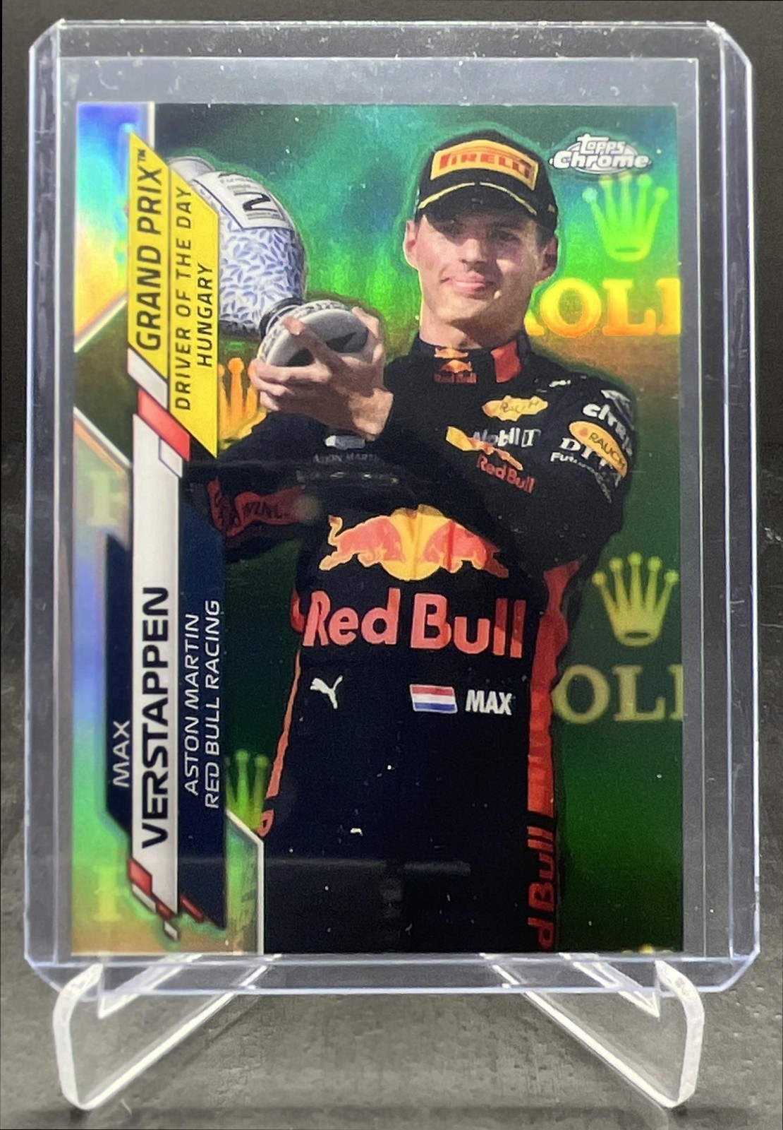 2020 Topps Chrome Formula 1 F1 Max Verstappen Refractor #165
