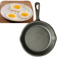 A-Small Frying Pan Cast Iron Handle Desing Nonstick Mini Sizzling Plate Egg Pan