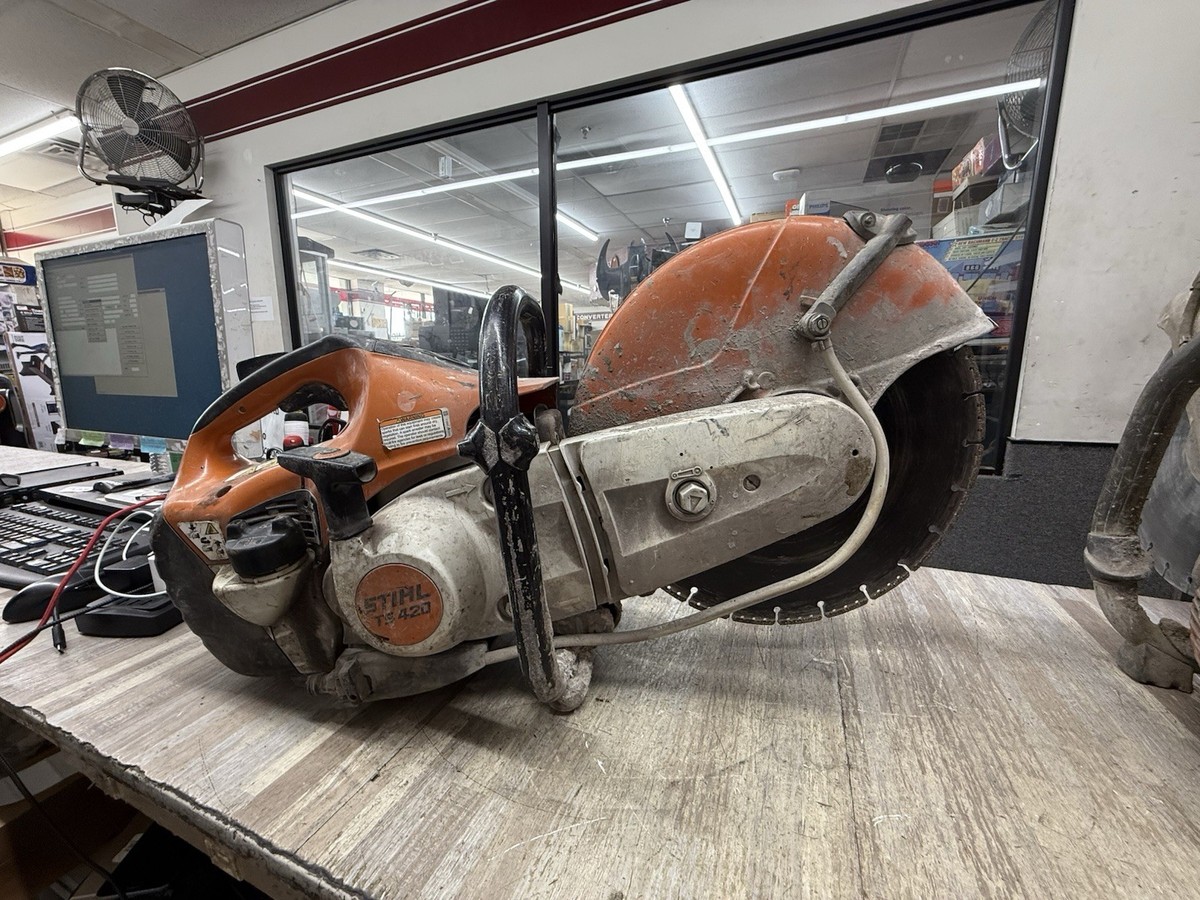 STIHL TS420 Gas-Powered 14'' Concrete Cut-Off Saw | eBay