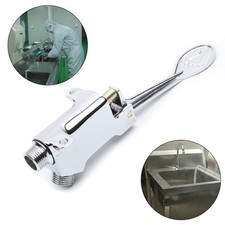 Kitchen Sink Bathroom Tap Foot Pedal Control Valve Faucet Vertical Basin Switch