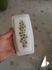 Vintage PYREX Spring Blossom Crazy Daisy Butter Dish & Lid USA