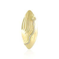 Cavill Zirkon AnhäNger 925 Sterlingsilber Vergoldet 0,27Ct Damen Schmuck