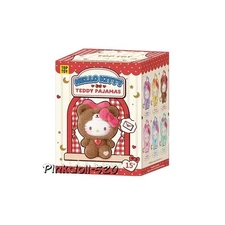 TOP TOY HELLO KITTY Teddy Pajamas Series Confirmed Blind Box Figure Art Toy Gift