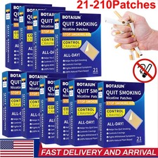 210X Nicotine Patches Stop Smoking Aid Steps 1 Through 3 to Quit Smoking Patches