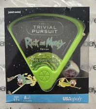 Rick and Morty Trivial Pursuit USAopoly Adult Swim Game New minor box damage