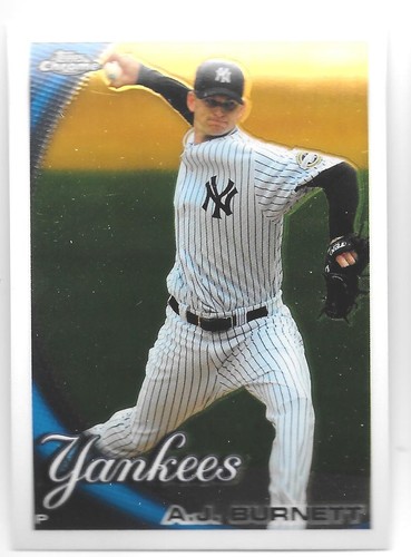 2010 Topps Chrome A.J. Burnett #95 card