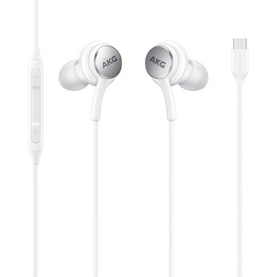 4XEM USB-C AKG Earphones with Mic and Volume Control (White) (4xsamearakgcw)
