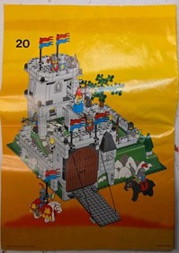 Lego 6081 King's Mountain Fortress Instructions Manual Booklet ONLY