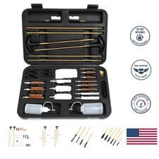 Gun Cleaning Kit Universal Rifle Pistol Shotgun Handgun Firearm with Case