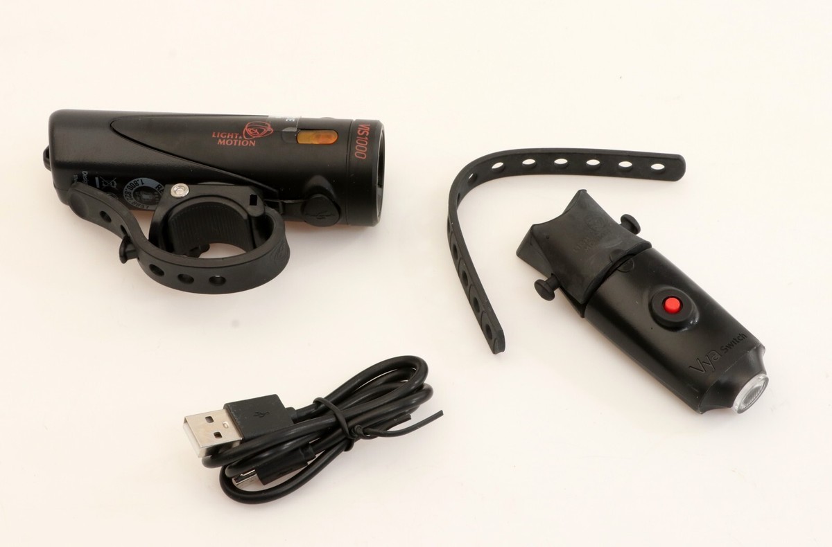 Light & Motion VIS 1000 Trooper + Vya Switch Combo Bike Light Set
