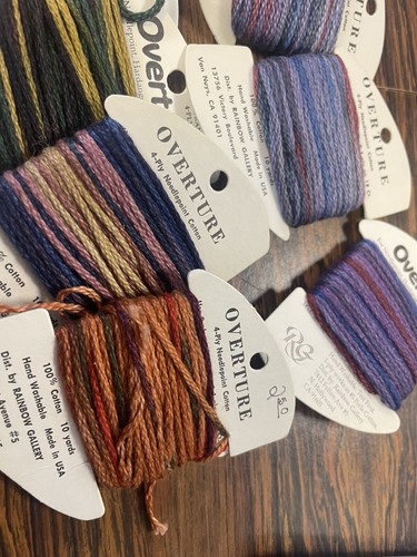 30 skein LOT Rainbow Gallery OVERTURE 4-Ply 100% Cotton Needlepoint Threads - Picture 10 of 12