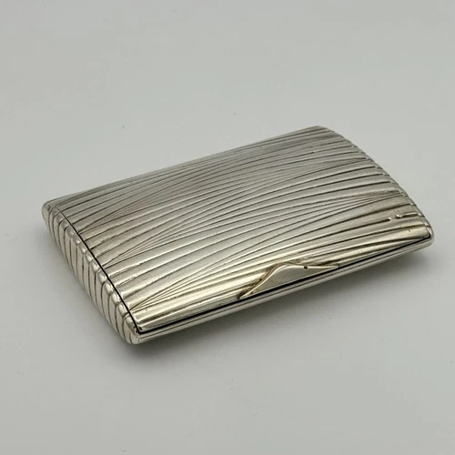 Russian Silver Box Zolotnik 925 Russia Cigarette Box 30s Years 160 Grams