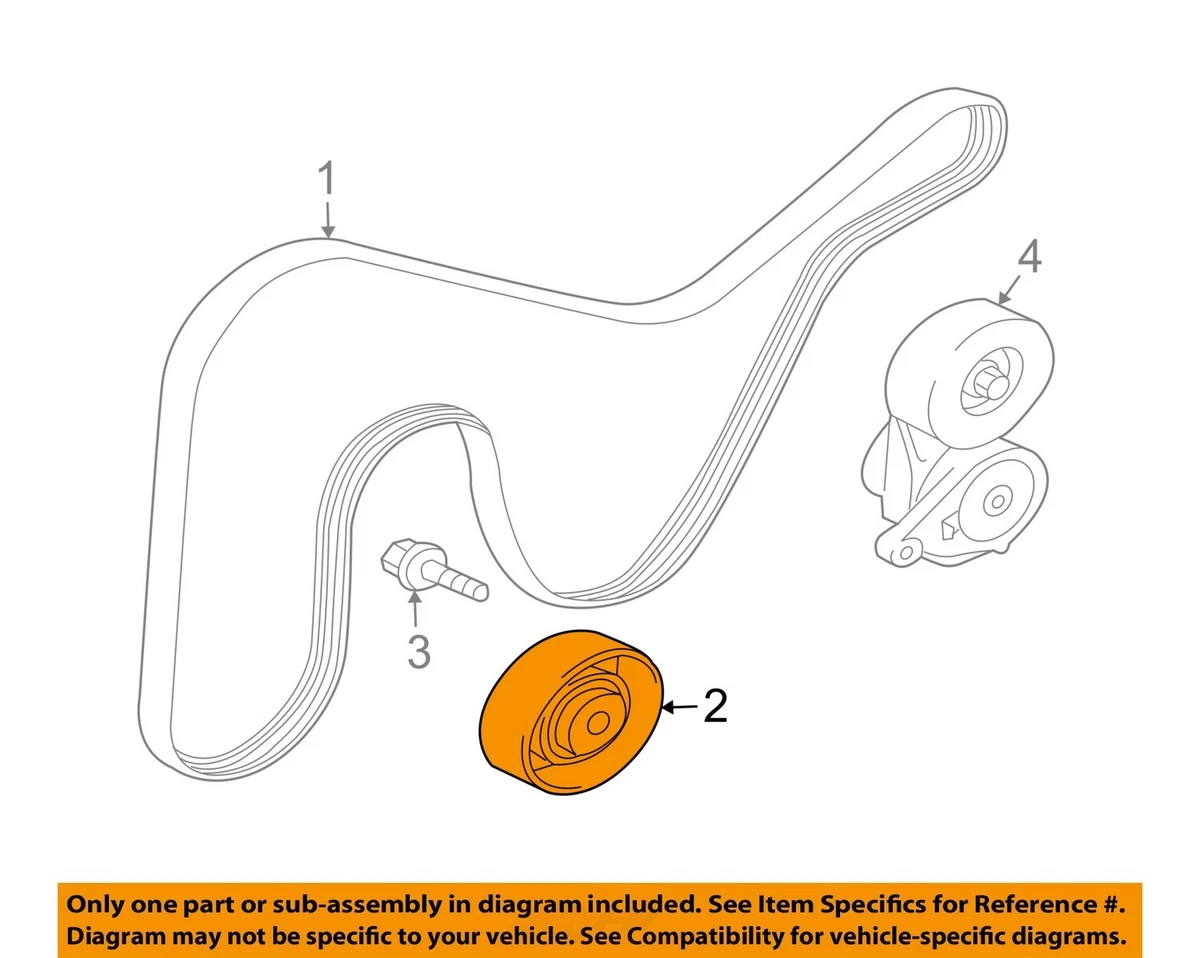 ALT TENSIONER Drive Belt Idler Pulley For Mitsubishi 2.0L 2.4L 03-12 36415 89177 - Foto 5
