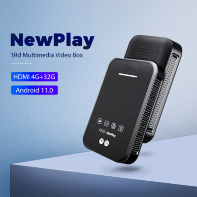Car Wireless AI Box 4+32G Android Multimedia Video Box For Factory Wired CarPlay