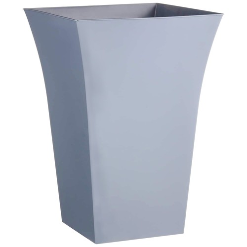 2 x 44cm Tall Grey Large Plant Pot Indoor Outdoor Garden Square Plastic Planter - Picture 2 of 4