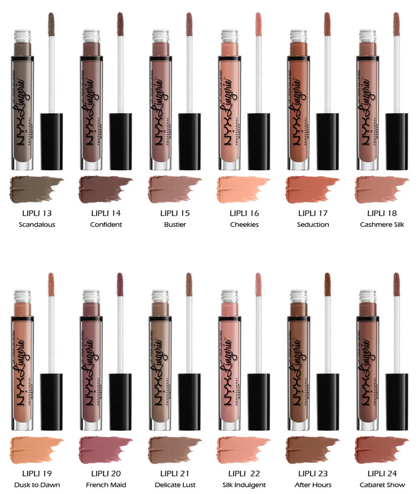 1 NYX Lèvre Lingerie Rouge à Lèvres Liquide - Mate " Choisissez Votre 1 Couleur - Photo 3/4