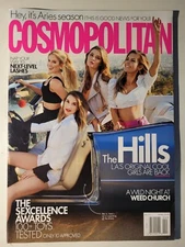 Rare Newsstand Copy of April 2019 Cosmopolitan Magazine w/ THE HILLS Cast