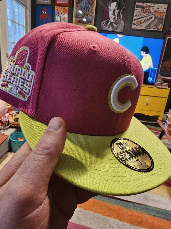 Chicago Cubs Hat 7 1/2 Joker Scheme - Image 2 of 4