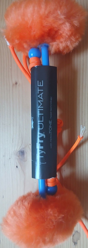 ORANGE BLUE myTyFry Ultimate Custom Tenor Drum Mallets Pipe Band Drumming TyFry - Picture 2 of 8