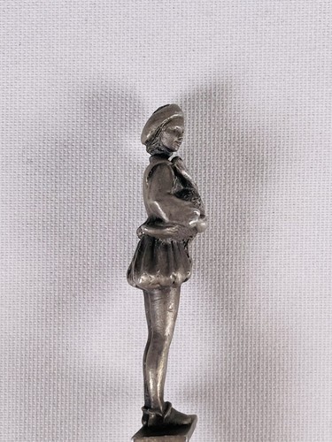 VTG 1979 Franklin Mint Brothers Grimm Pewter Fairy Tale Spoon The Golden Goose - Picture 9 of 11