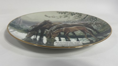Springtime Horse Scene Collectible Plate A Taste Of Spring Persis Weirs No 1408 - Picture 5 of 13