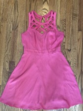Guess Pink Dress Women’s 8 Cross Back