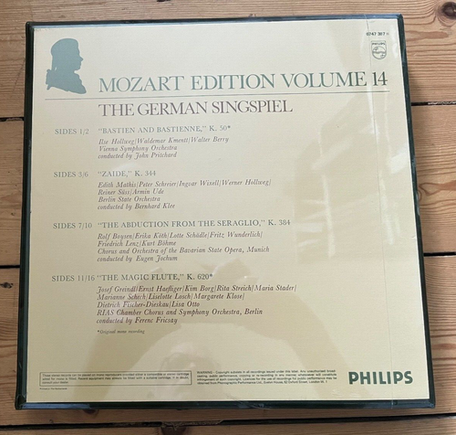 6747 387 Mozart Edition Volume 14 The German Singspiel 8 LP box set SEALED - Picture 2 of 2