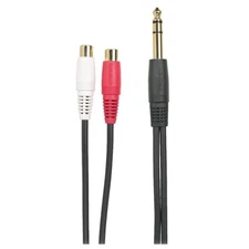 RadioShack -  9-Inch(22.8CM)  Y-Adapter Audio Cable - Shielded/Gold Plated