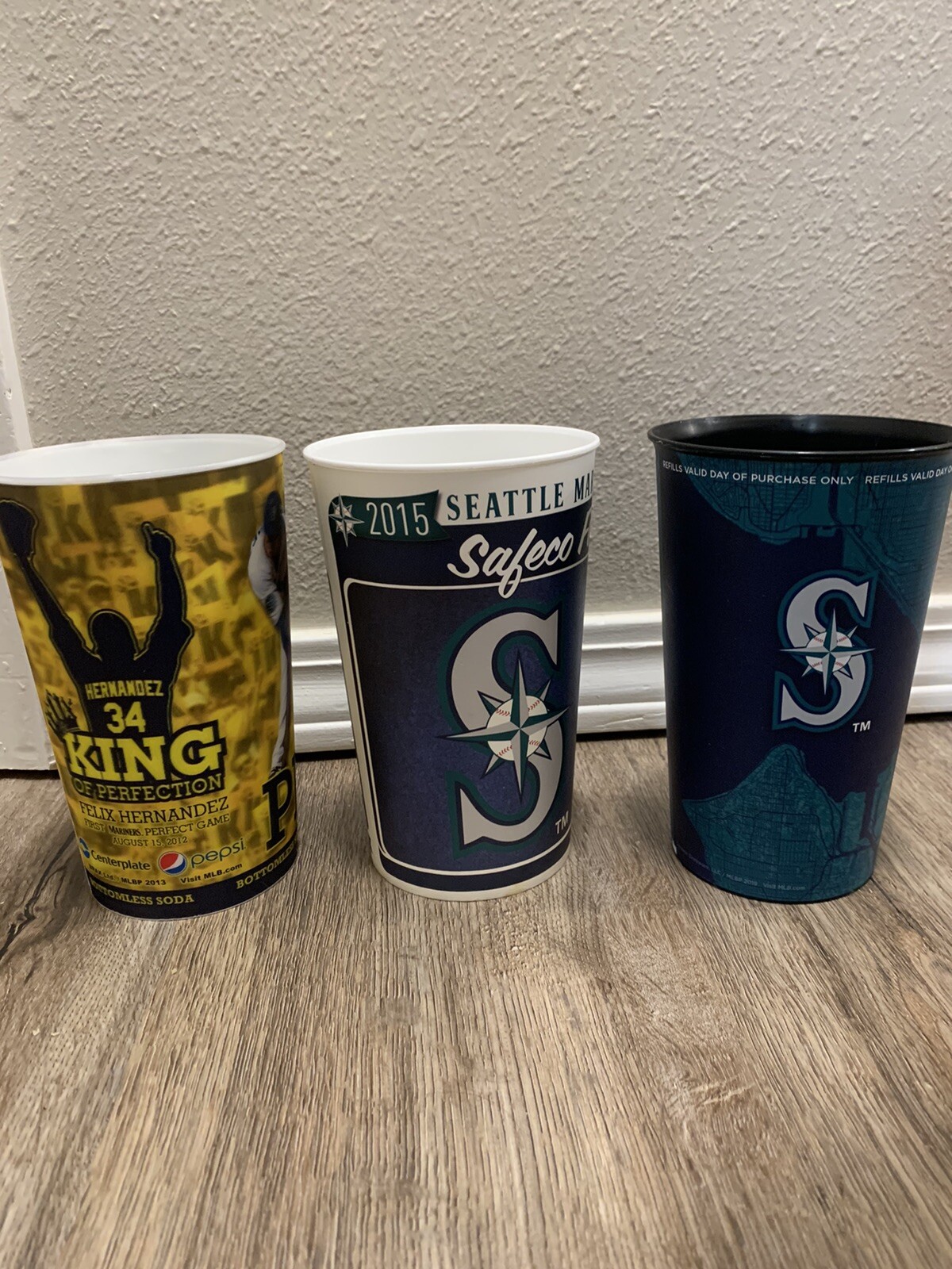 Mariners Cups Seattle Mariners Souvenir Cup Lot of 3 | eBay