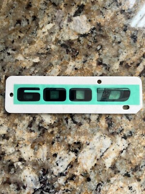 2023-21 Cadillac Escalade 600D 600 Gloss Black Rear Nameplate Emblem Badge New
