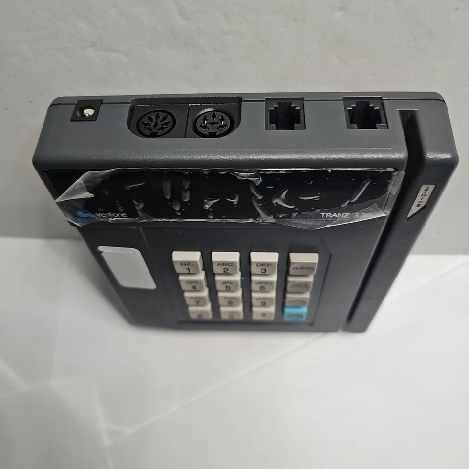 Verifone Tranz 330 Credit Card Terminal Only Replacement No Power Cords Not - Image 2 of 4
