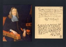 Ernest I, Duke of Saxe-Gotha and Saxe-Altenburg autograph, document signed & mou