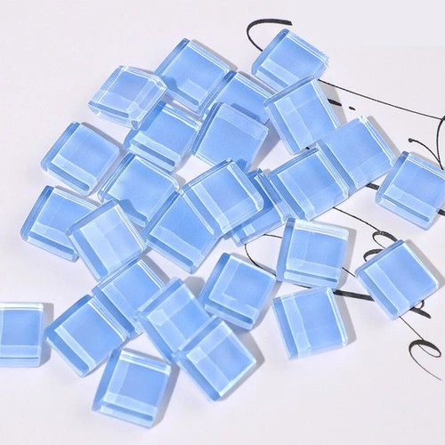 50pcs Glass Mosaic Tiles Assorted Colors for DIY Coaster Vase Home Decor Crafts - Picture 15 of 20