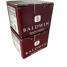 Baldwin Antique Nickel Dummy Lever Door Handle SET Left Right 5440-151