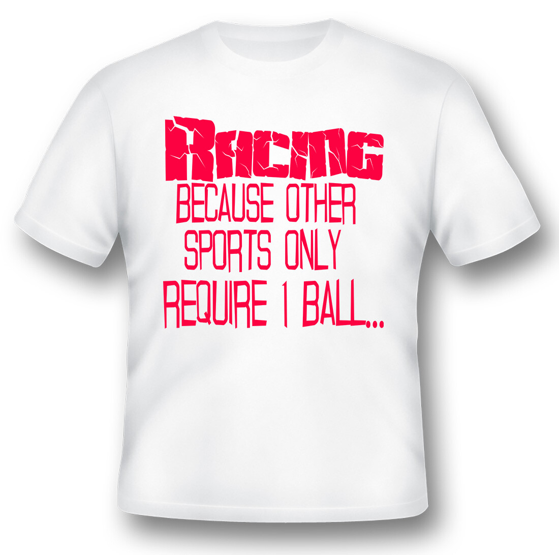 ALTRA T shirt da corsa perché altri sport richiedono solo 1 palla umorismo divertente nera o bianca