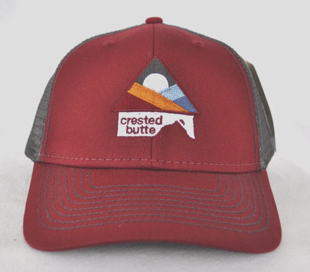 *CRESTED BUTTE COLORADO* Skiing Snowboarding Trucker Ball cap hat *OURAY 50004*
Opens in a new windo