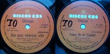 CHICAGO PETER CETERA BABY WHAT A BIG SURPRISE 1977 1/2 STAMPERS CHILEAN PRESS!!!