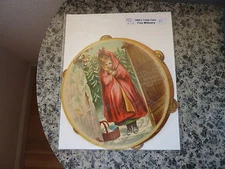 Trade Card. Circa: 1880s.  Walker & Powell Fine Millinery. Unusually large size