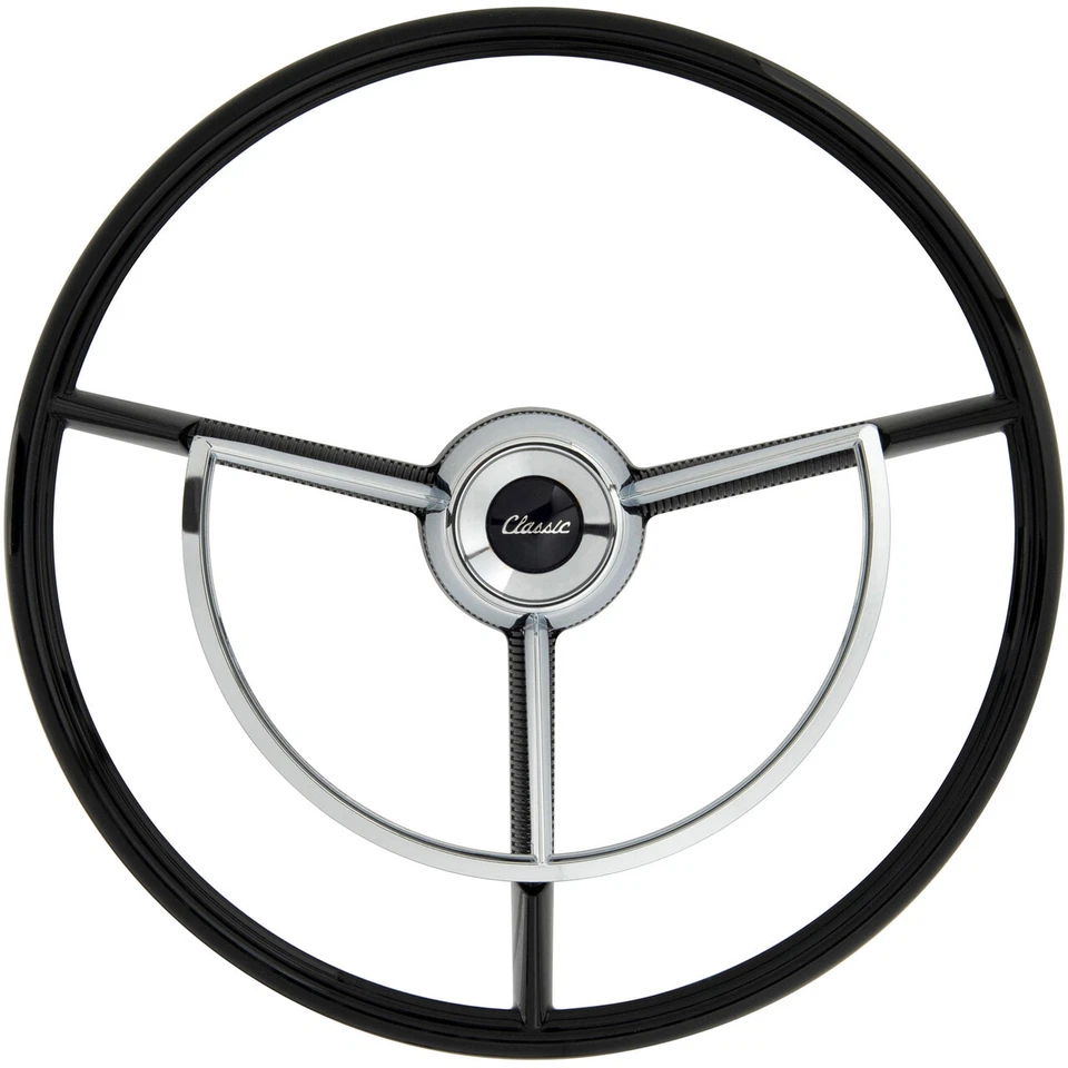 American Retro 15" Steering Wheel w/ Horn Button for 1960-1963 Ford Falcon - Image 2 of 4