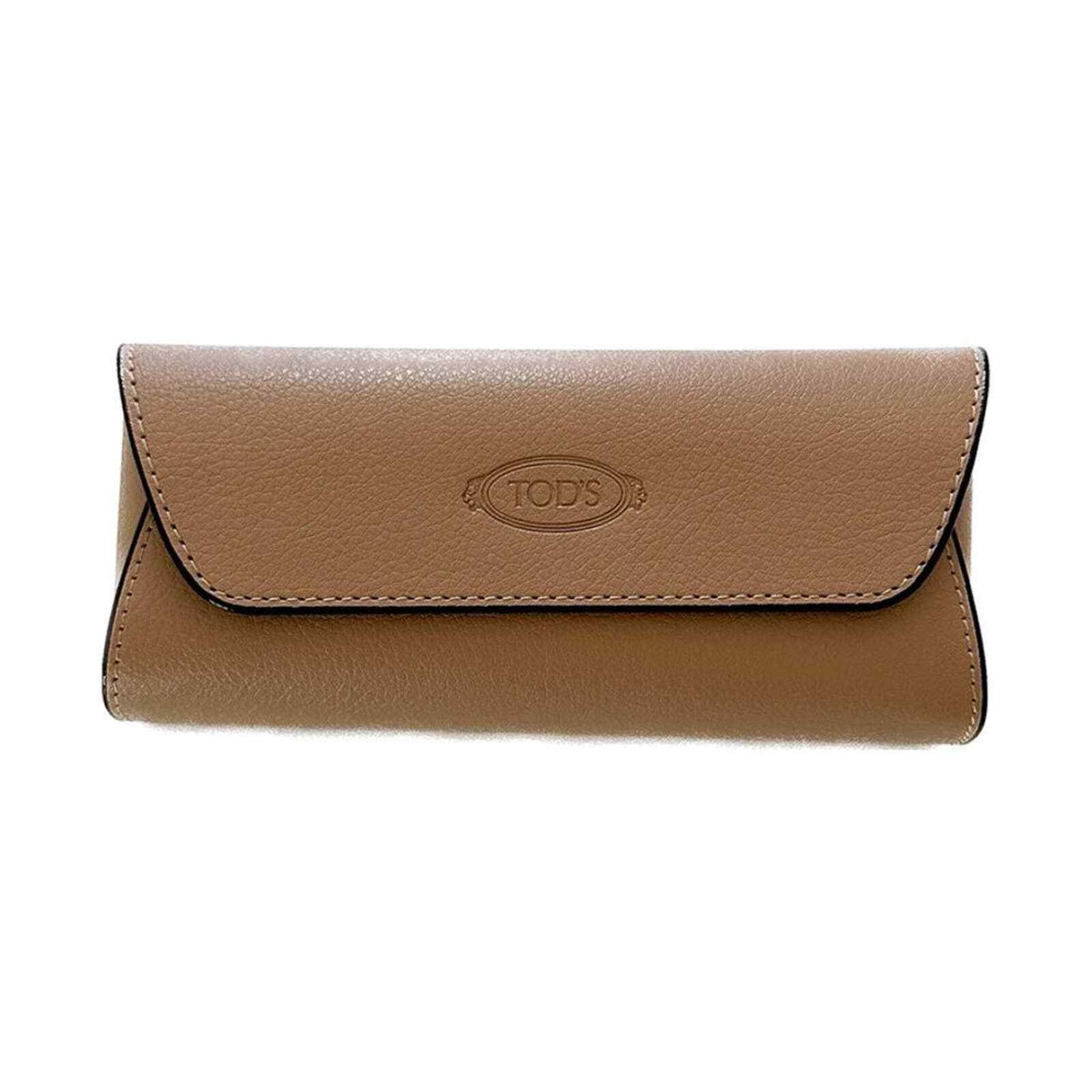 TOD\'S TODS 200 53mm Square Sunglasses - Brown with Gold and Light Pink Leather Tod main image 2