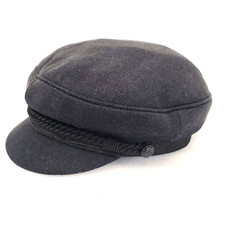 vintage Sturmvugel Fisherman Hat Mariner Wool Charcoal Gray L Large size 59